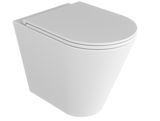 vaso Forma filo muro easy clean 54cm con scarico a parete